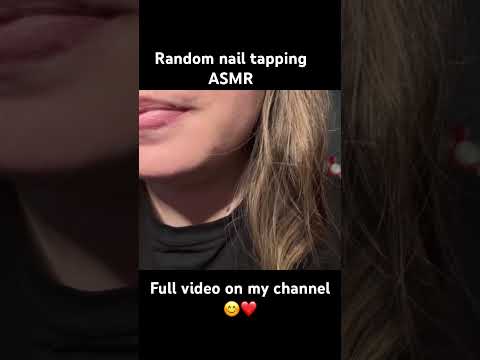 Nail tapping ASMR🫶 #tingles