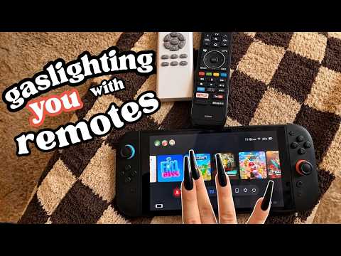 gaslighting you lofi asmr - buttons & scratching