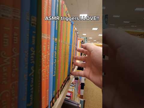 ASMR triggers I LOVE! 😍 #asmr #publicasmr #asmrsounds