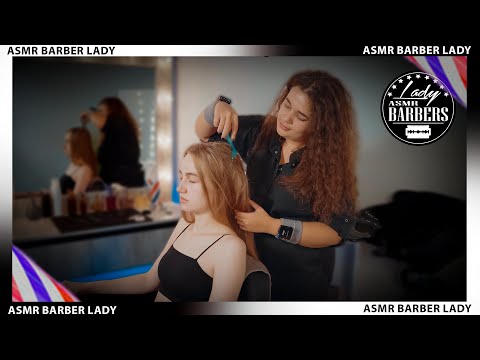 💈 ASMR Head Massage by Barber Lady Elle