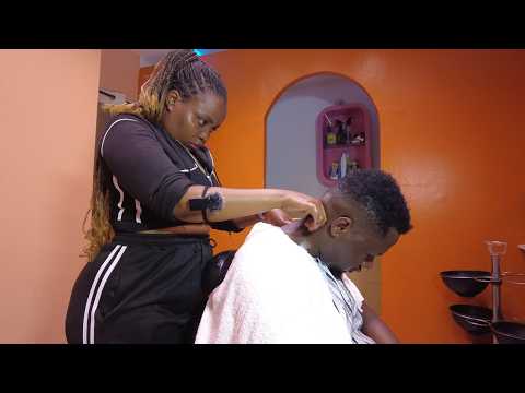 ASMR 🔥 She is a Real Barbershop Massage QUEEN! Powerful Head, Neck & Shoulder Massage!