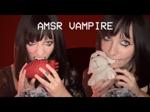 ASMR Vampire🩸Spit Paints You!! 💦