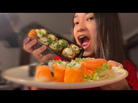 ASMR MUKBANG 🍱 COMIDA JAPONESA (sem anúncios)