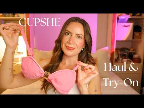 ASMR | Cupshe Summer Swimwear Haul & Try-On 👙💦 Soft-Spoken, Fabric Sounds, Chit-Chat