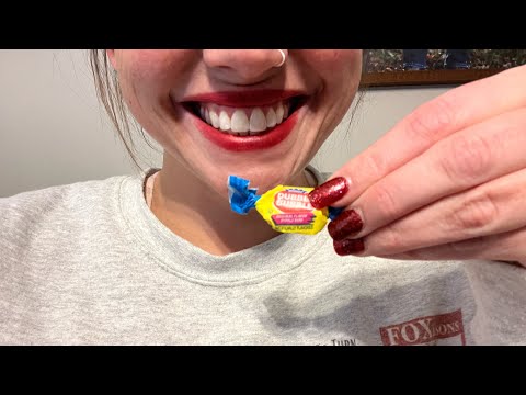 ASMR | Soft Spoken Bubble Blowing/Gum Chewing - Story Time: Thanksgiving Trip!