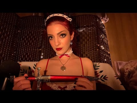 ASMR Maid Prepares the King for Battle🗡️(Soft Spoken Story)