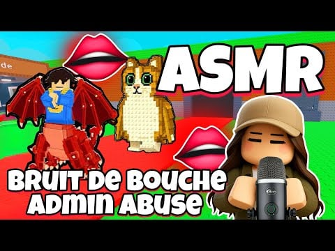 ASMR Français • BRUIT DE BOUCHE PUISSANT SUR STEAL A BRAINROT ROBLOX ! 👄 (admin abuse taco tuesday)