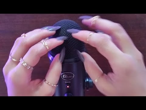ASMR Brain Massage 🌟 Mic Scratching, Tapping, Fast and Aggressive Mic Scratching ⚡(No Talking)