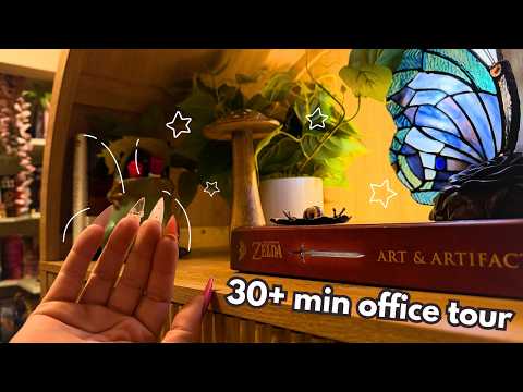 asmr: tapping & tracing around an office to make you sleepy