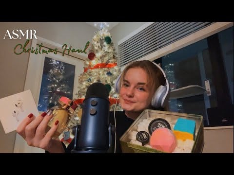 ASMR Christmas Haul 2024
