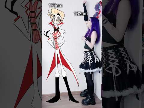 Lucifer isn’t that short! #hazbinhotel #hazbinhotelseason2 #cosplaygirl #cosplayer #cosplay
