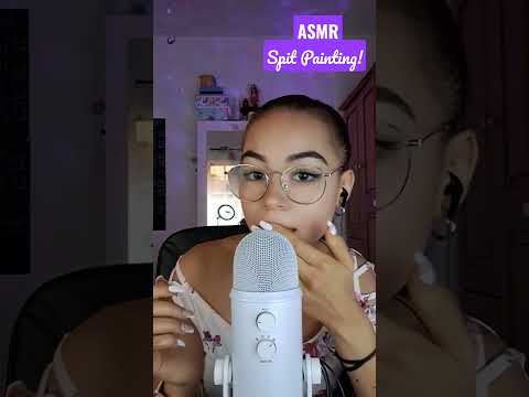 ASMR SPIT PAINTING!💦 Limpio tu carita | #shortasmr | ASMR en español para dormir | Pandasmr