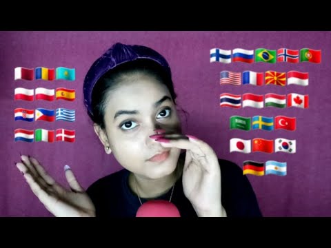 ASMR *Story* in 30+ Different Languages with Tingly Mouth Sounds