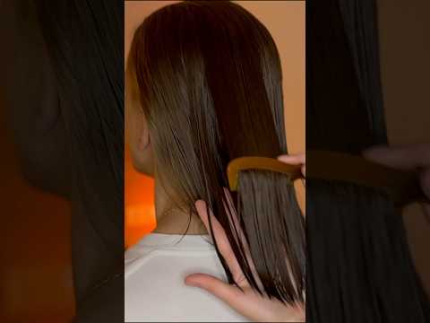 ASMR Brushing My Boyfriend’s Wet 💦 Hair With Combs #triggersforsleep