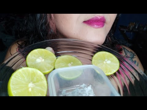 ASMR Comiendo limón 🍋 con 🧂