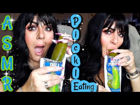 ASMR (PICKLE EATING) Intense Crunchy Mouth Sounds