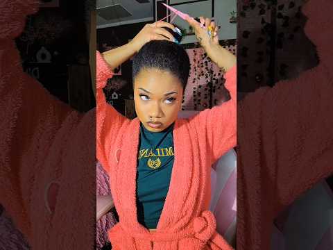 Do my hair with me 😳 #asmr #fast #haircare #shorts