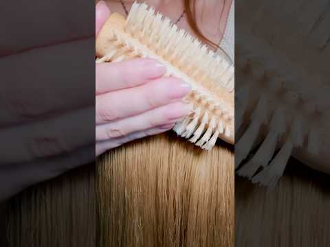 Here is some hairbrushing from my yesterday’s video to help you relax tonight ♥️ #hairbrushingasmr