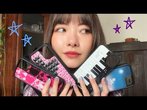 ASMR ☆ スマホケースの紹介 🎹 タッピング