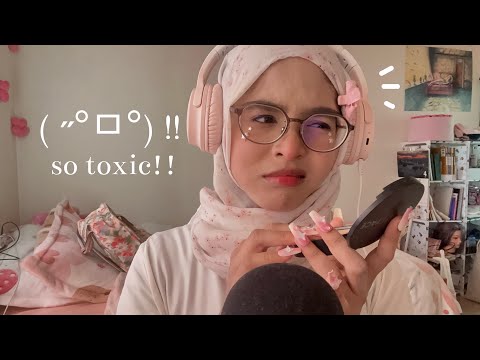 ASMR IN MALAY ♡🇲🇾 TOXIC BESTIE DOES YOUR MAKEUP💅🏻💄 (ITS YOUR BIRTHDAY???)