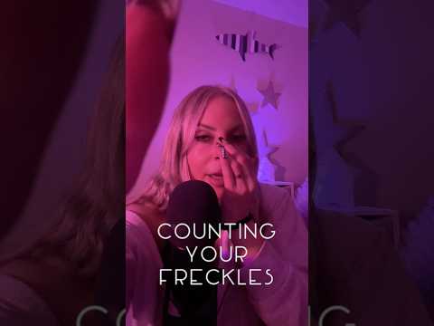ASMR Counting The Freckles On Your Face Personal Attention Triggers #asmrvideo #sleepaid