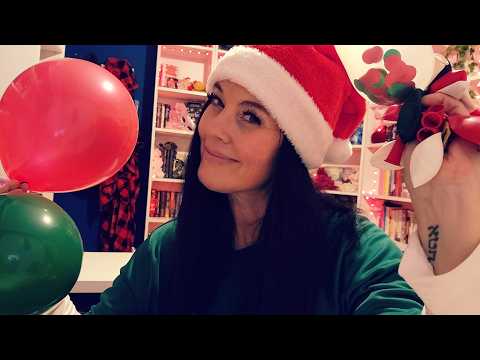 ASMR- Blowing Up Balloons For The Office Christmas Party 🎈🥳