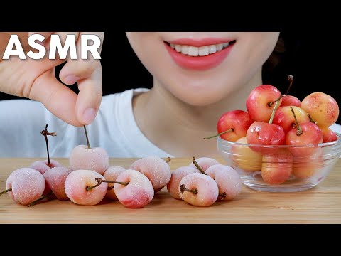 ASMR Rainier Cherries Eating Sounds | 레이니어 체리 먹방 | MINEE EATS