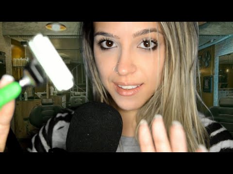 ASMR ROLEPLAY BARBEARIA -  fazendo sua barba