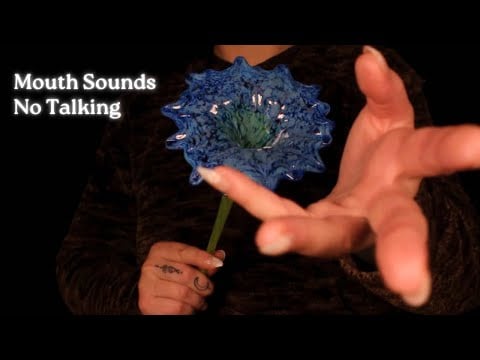 ASMR Brushing You with Flowers Until You Fall Asleep 😴 Relaxing Mouth Sounds