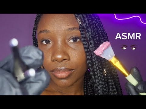 ASMR - FAZENDO SUA SOBRANCELHA, 100% CASEIRINHO (com sussurros) TE DESAFIO A NÃO DORMIR 😴🖐🚫