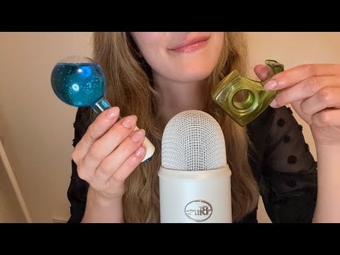 Short evening asmr with 3 different triggers🩷