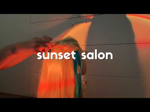 ASMR Sunset Hair Salon | Scalp Massage & Hair Extensions