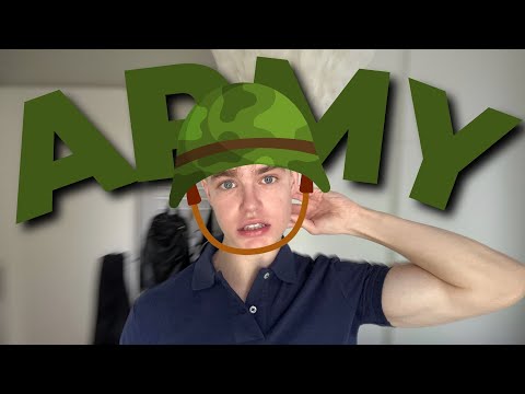 ASMR │ I'm Going In The ARMY🪖