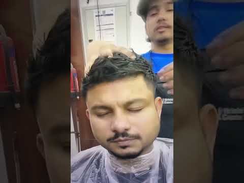 😱 $5 Indian Head Massage in Dubai 🇦🇪🤯 #Shorts #asmr #headmassage #barber