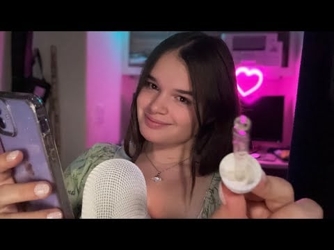 ASMR Bestie Does Your Skincare At A Sleepover (Whispered Roleplay)