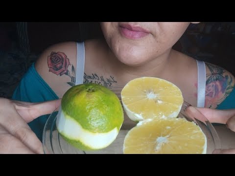ASMR unas deliciosas naranjas mientras platicamos un poco
