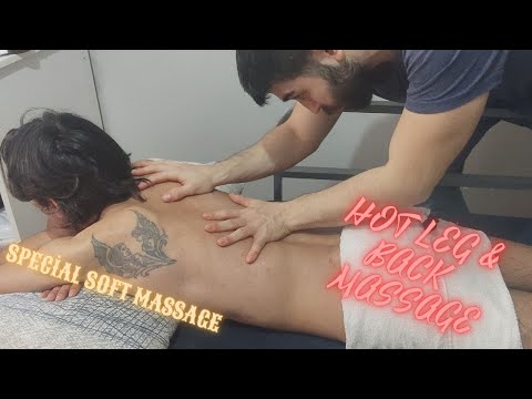 ASMR SOFT BACK & LEG RELAX MASSAGE 21 MIN FOR YOU #asmr #massage #legmassage #backmassage #pijat