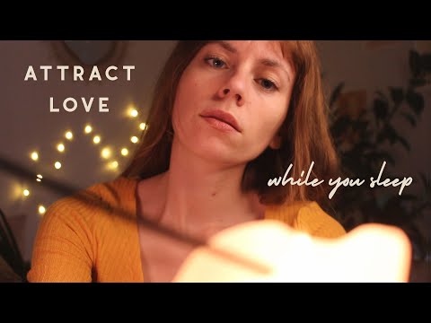 ASMR REIKI manifest love while you sleep 💛chakra balancing, binaural beats, hand movements, whisper