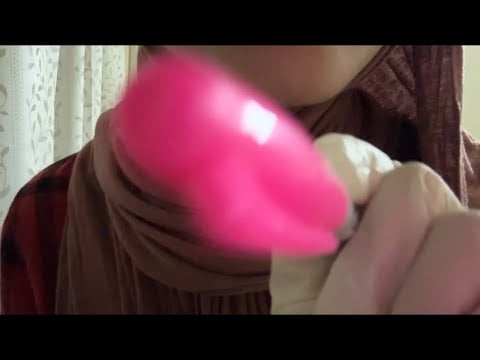 ASMR | Eye color test (Eye doctor, endless camera tapping, glove sounds, follow instructions)