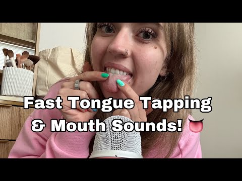 ASMR| Fast & Chaotic Spit Painting on You! Teeth Tapping, Tongue Tapping & More