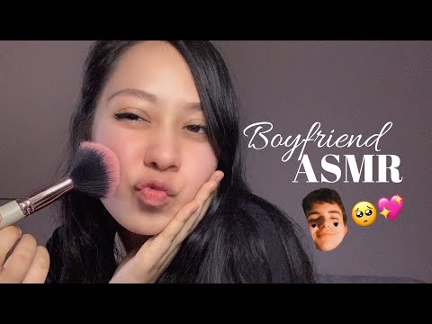 💓 BOYFRIEND DOES MY VOICEOVER 💓 [ASMR Version]