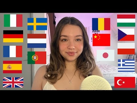 Whispering ”Sweet Dreams” in 20 Different Languages! 🌎✨