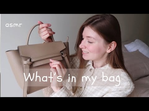 ASMR suomi - MITÄ ON MINUN LAUKUSSA? What's in my university bag - Что в моей сумке АСМР esittely