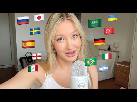 ASMR “I love You” in 20 different Languages 🤍