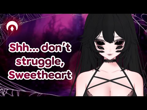 Trapped in a Spider's Web 🕷️🕸️ Monster Girl ASMR 🖤 Triggers and Breathy Whispers ❤️ Halloween ASMR👻