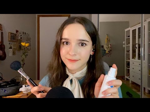 [ASMR] Maquillaje para dormir (susurando en español, sonidos en capas)