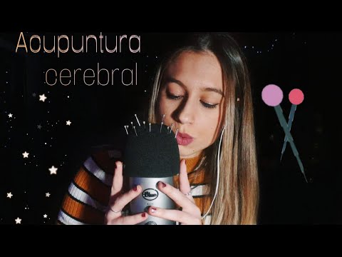 ASMR || ACUPUNTURA CEREBRAL + Scratching y Tapping || Pau ASMR