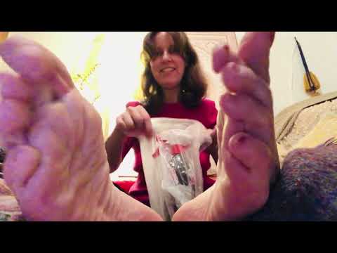 ASMR fun things shopping Haul Barefoot