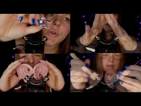 ASMR INTENSE Layered Tapping, Triggers/ Mouth Sounds (CAN YOU HANDLE IT?)