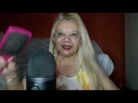 ASMR :   Cortando os cabelos da  amiga. e fazendo a prancha.  para relaxar  😴 😴